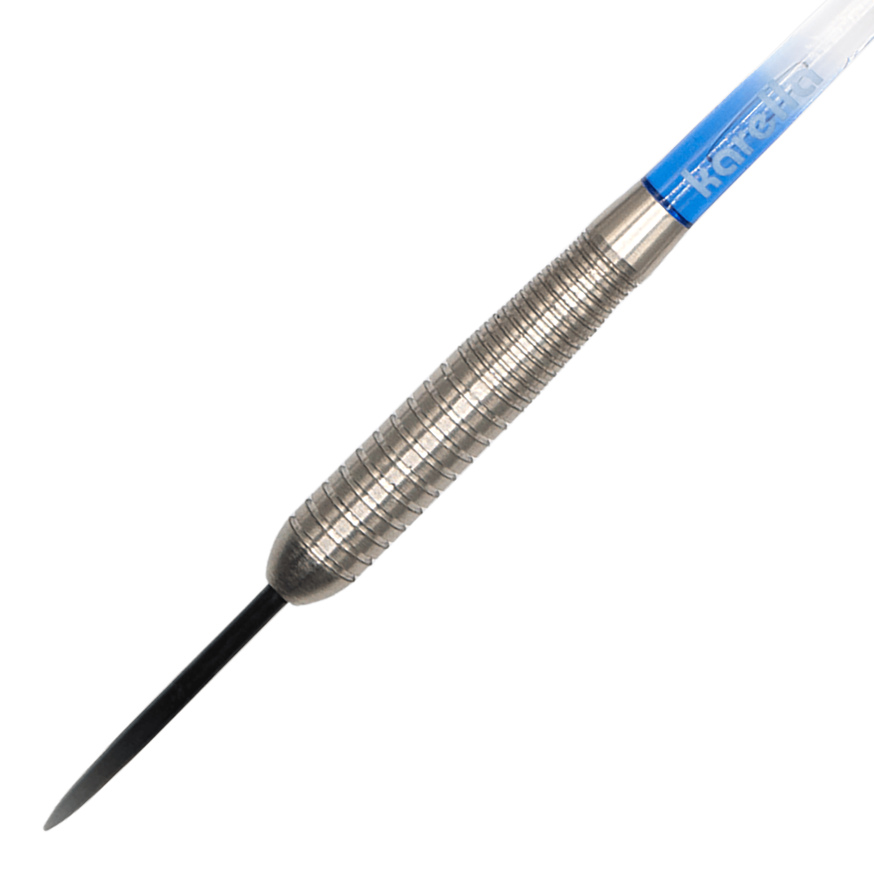 Fléchettes en acier Karella Comic Line CL-4 - 23 g Das Bild zeigt die Karella Comic Line CL-4 Steeldarts - 23g. Diese Darts sind für präzises Werfen entwickelt.