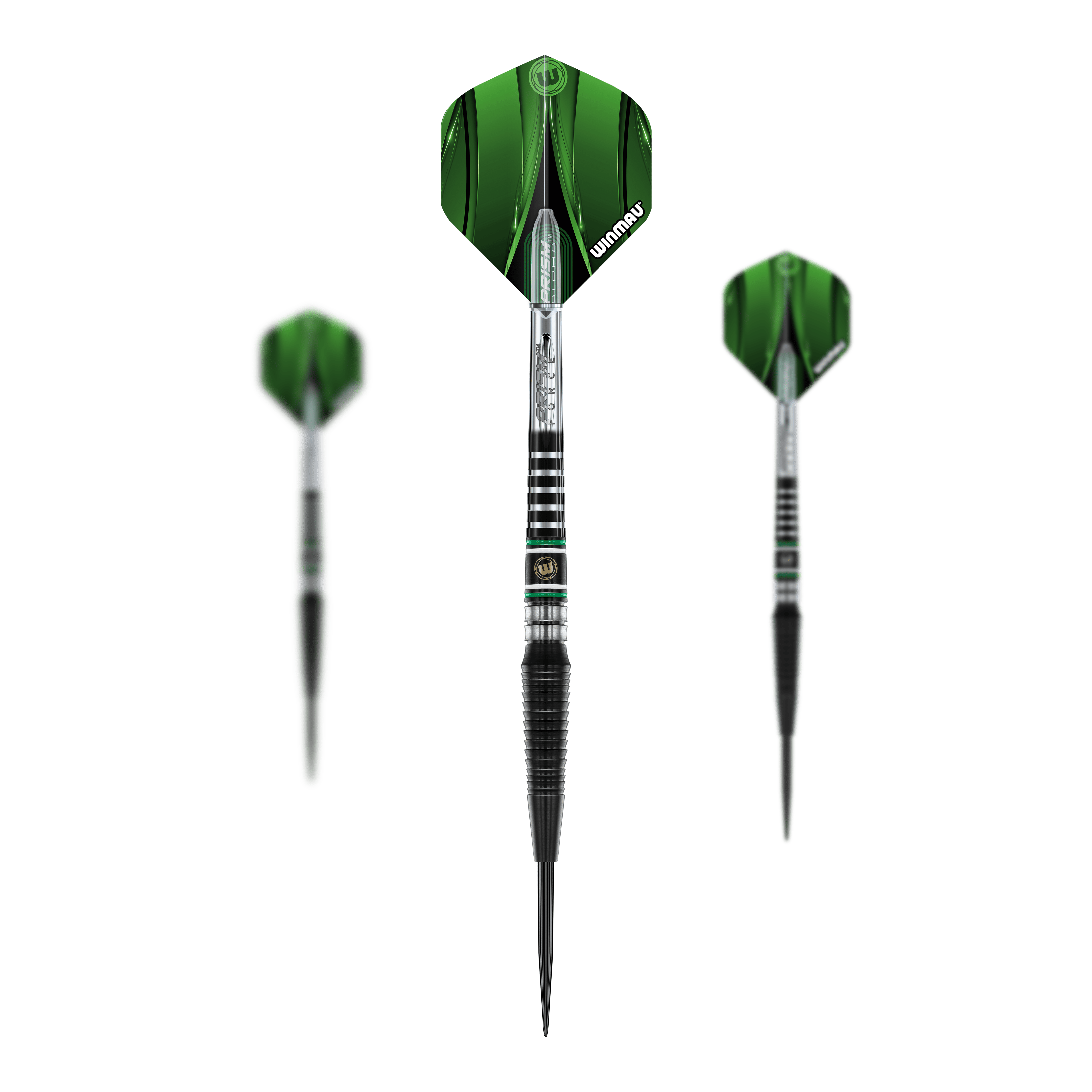 Fléchettes en acier Winmau Sniper Black 2025