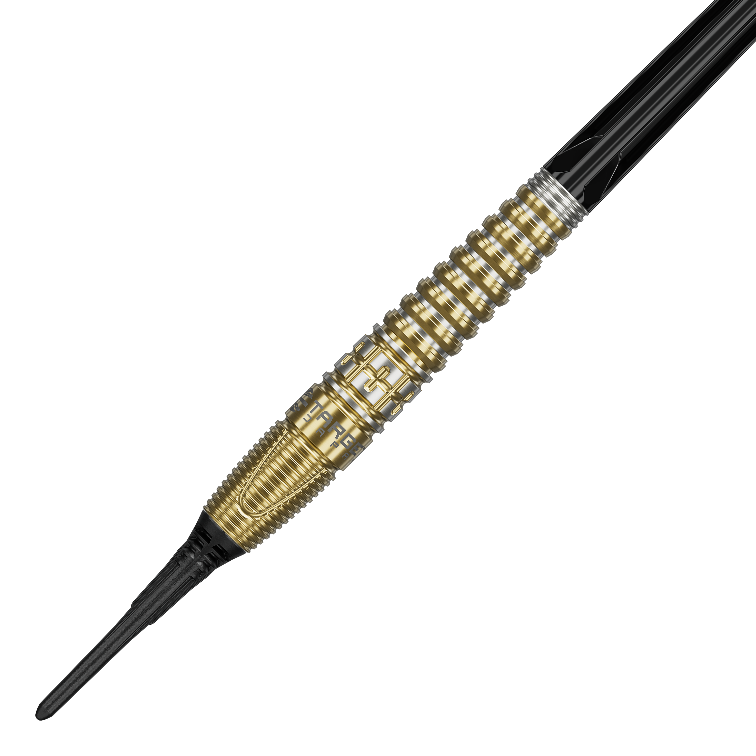 Gezeigt werden die Target Japan Prime Series Harith Lim HotShot GEN3 Softdarts - 18g. Das Set besticht durch hohe Qualität und gutes Handling.