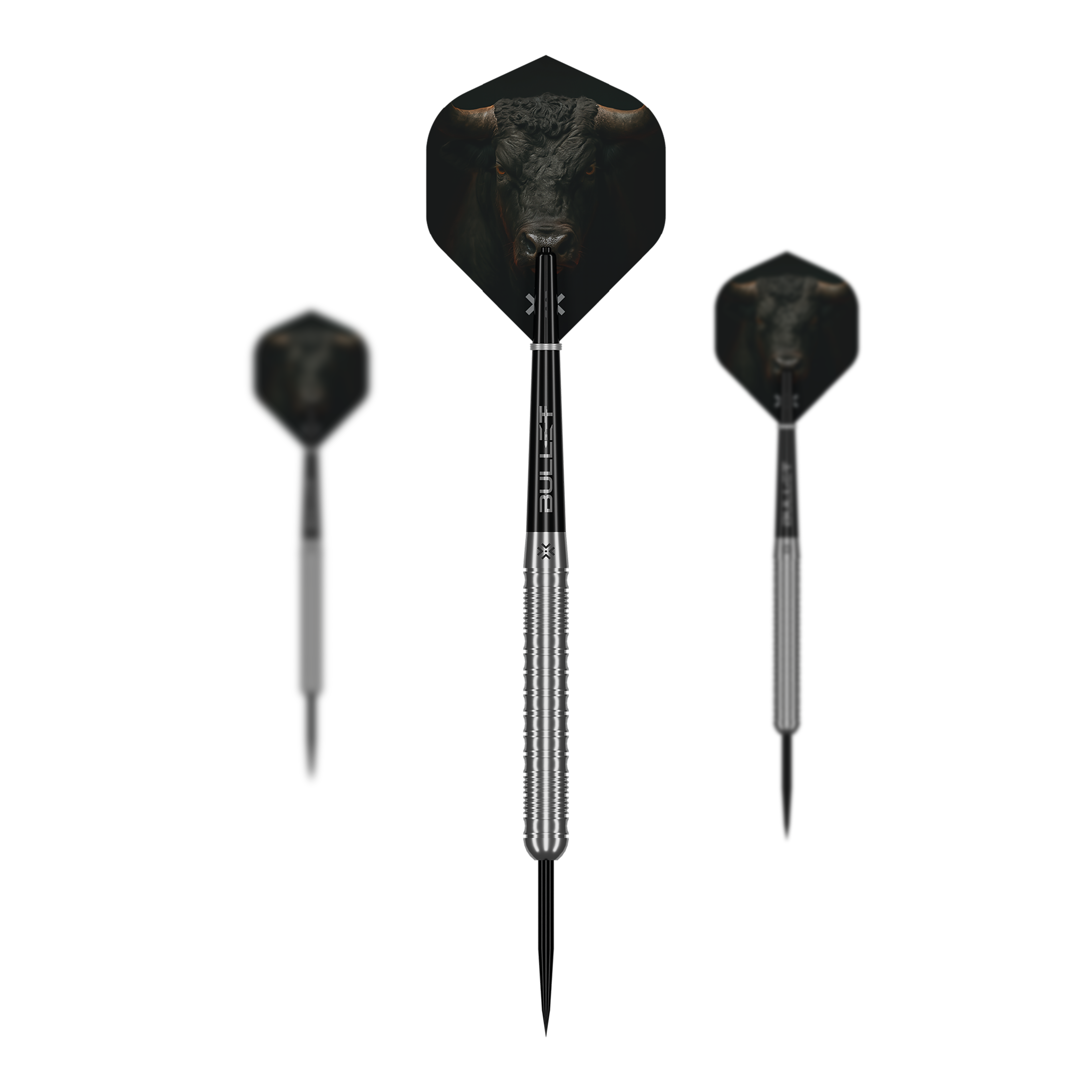 fléchettes en acier Bullet Fury Dieses Bild präsentiert die Bullet Fury Steel Darts. Diese Steeldarts zeichnen sich durch ihre Robustheit aus.