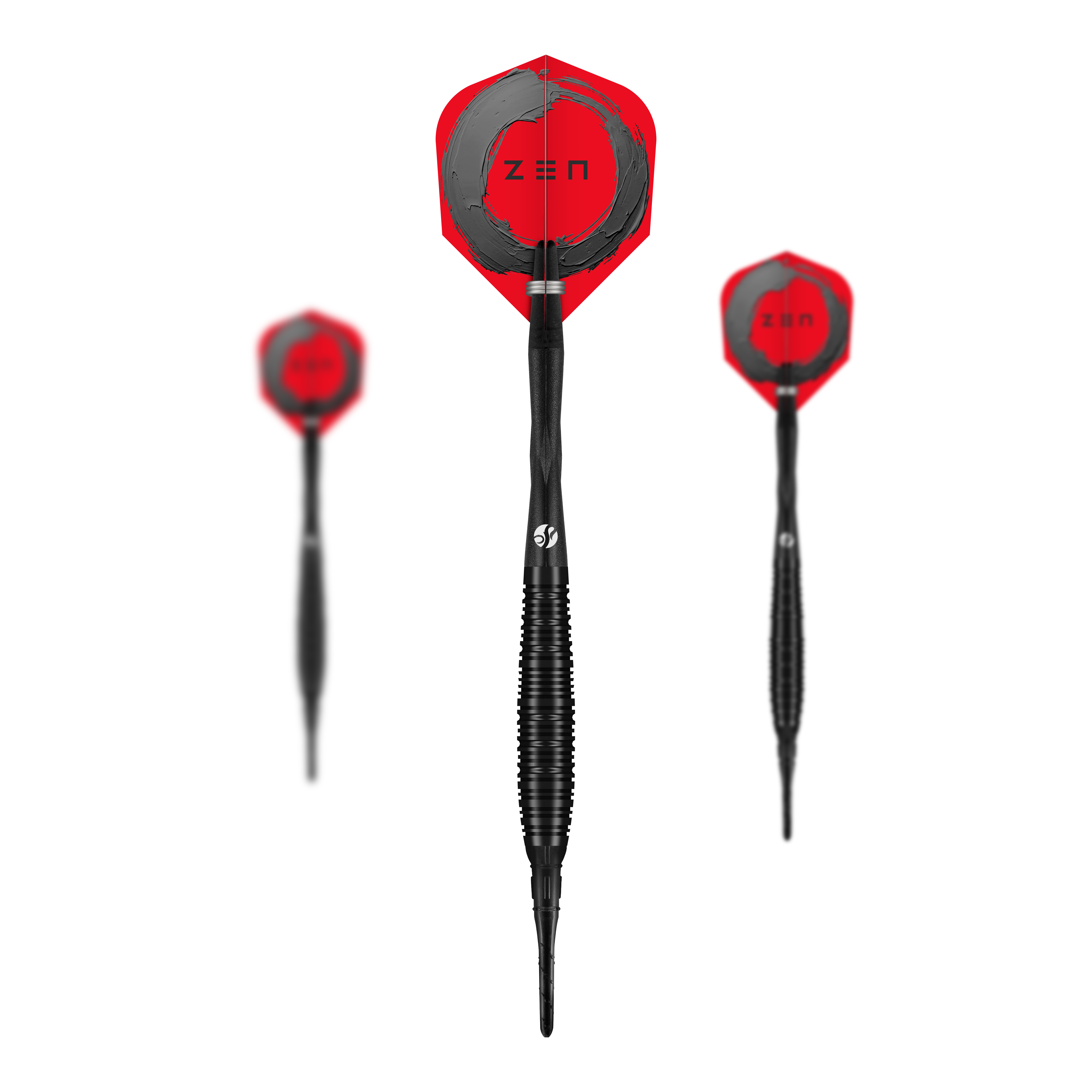 Fléchettes souples Shot ZEN Bomber - 20 g Das Bild zeigt das Set der Shot ZEN Bomber Softdarts - 20g. Es handelt sich um hochwertige Softdarts für den professionellen Einsatz.