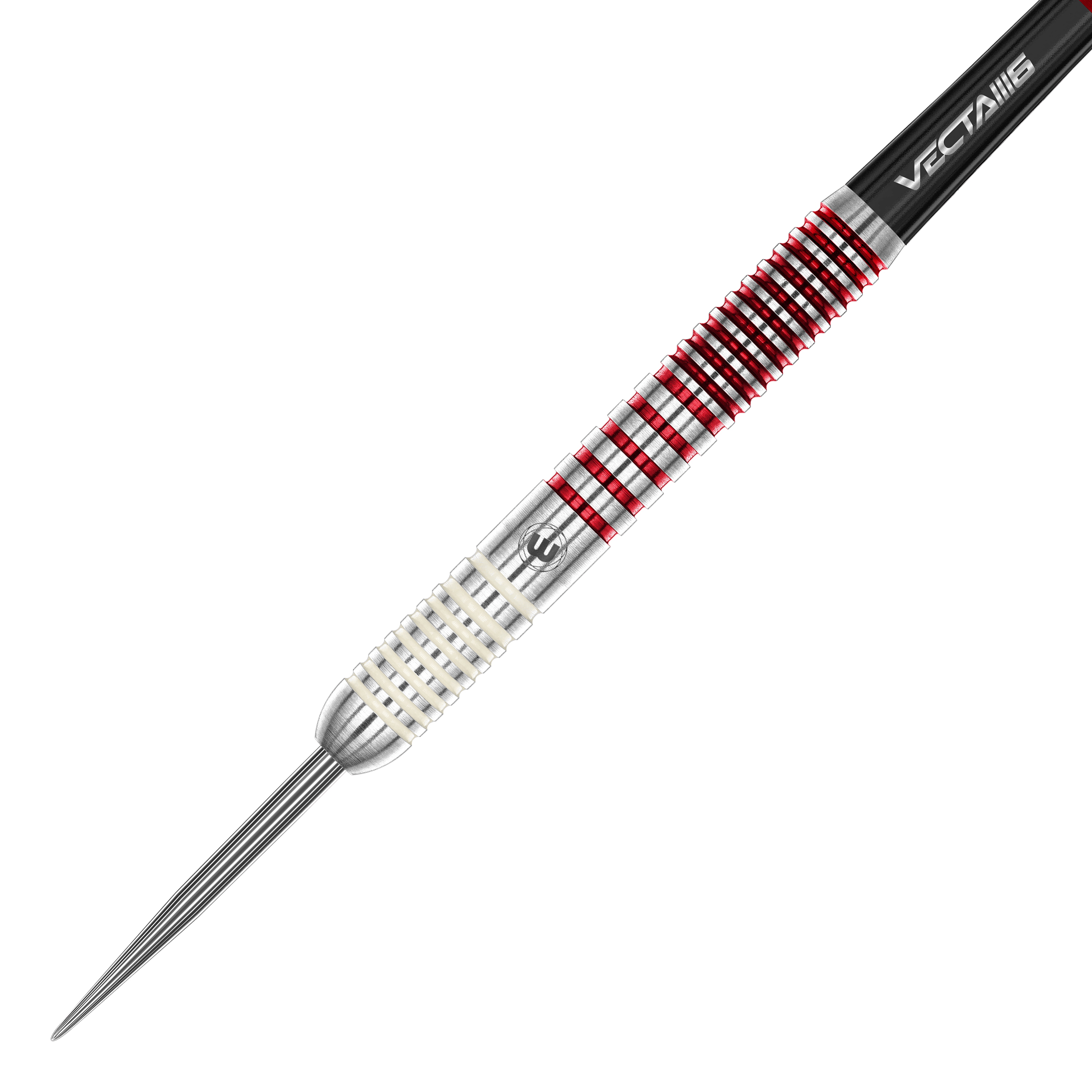 Hier sieht man die Winmau Team 360 Jack Johnson Steeldarts in der 24g Ausführung. Die Darts sind ideal für ambitionierte Dartspieler geeignet.