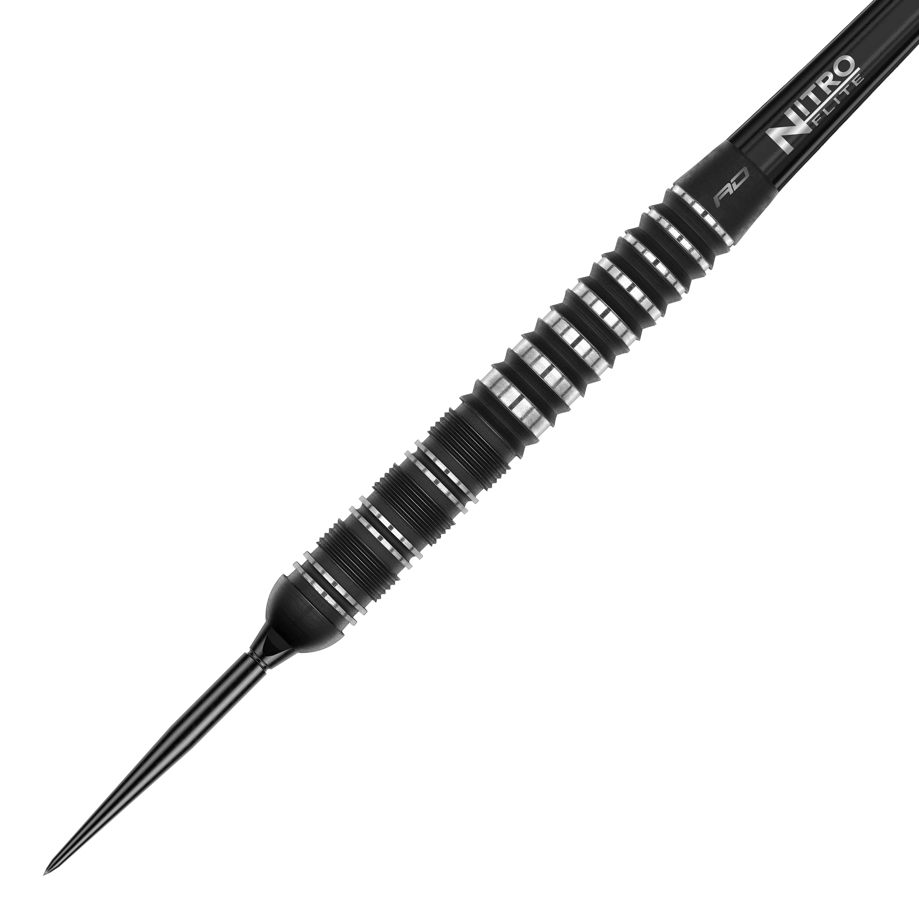 Fléchettes en acier Red Dragon Sable Parallel Switch Point Abgebildet sind die Red Dragon Sable Parallel Switch Point Steeldarts. Die Darts werden seitlich gezeigt und sind aus Metall gefertigt.