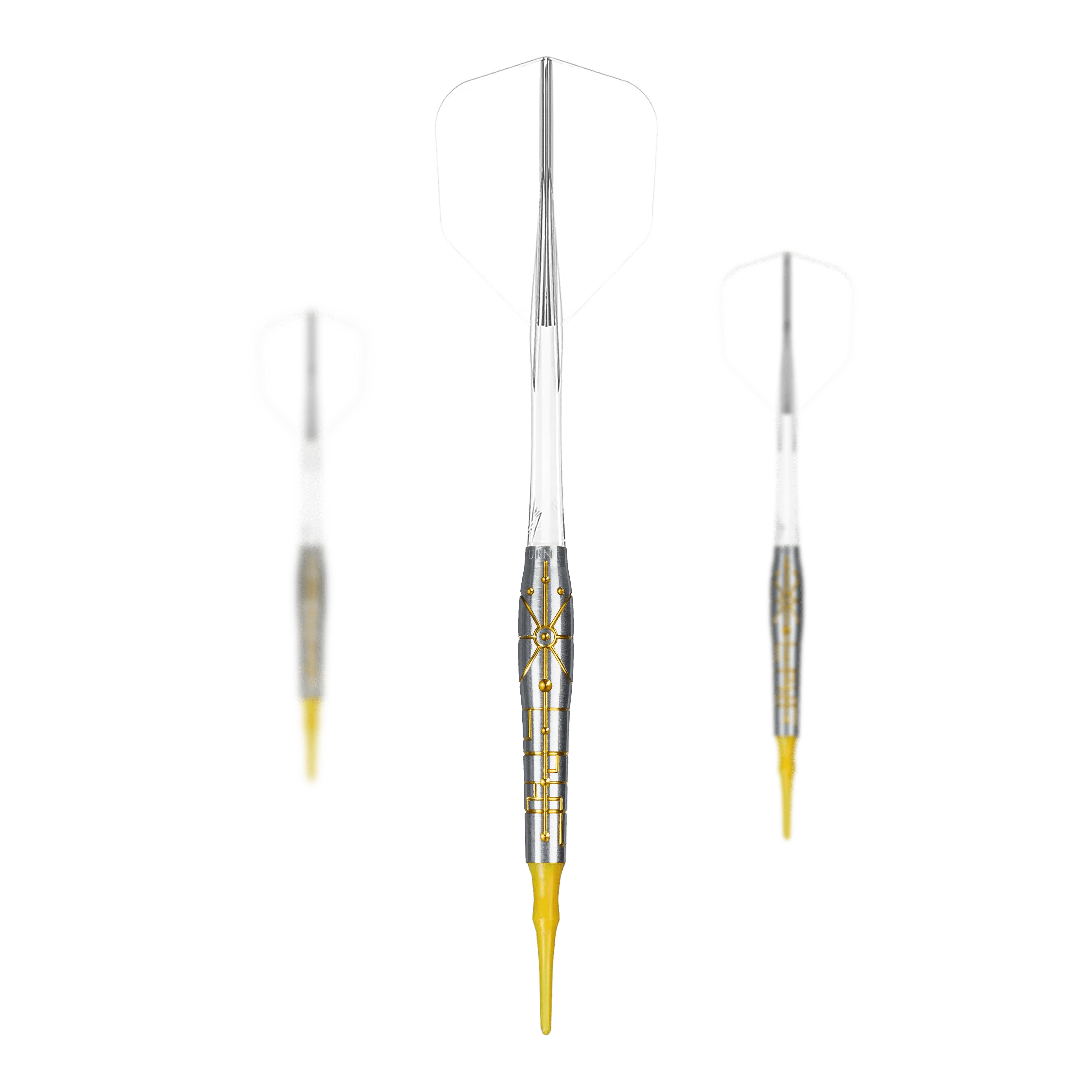 Fléchettes souples Caliburn Starships Series Falcon - 20 g Hier ist das Set Caliburn Starships Series Falcon Softdarts - 20g abgebildet. Es handelt sich um Softdarts in einer 20g-Ausführung.