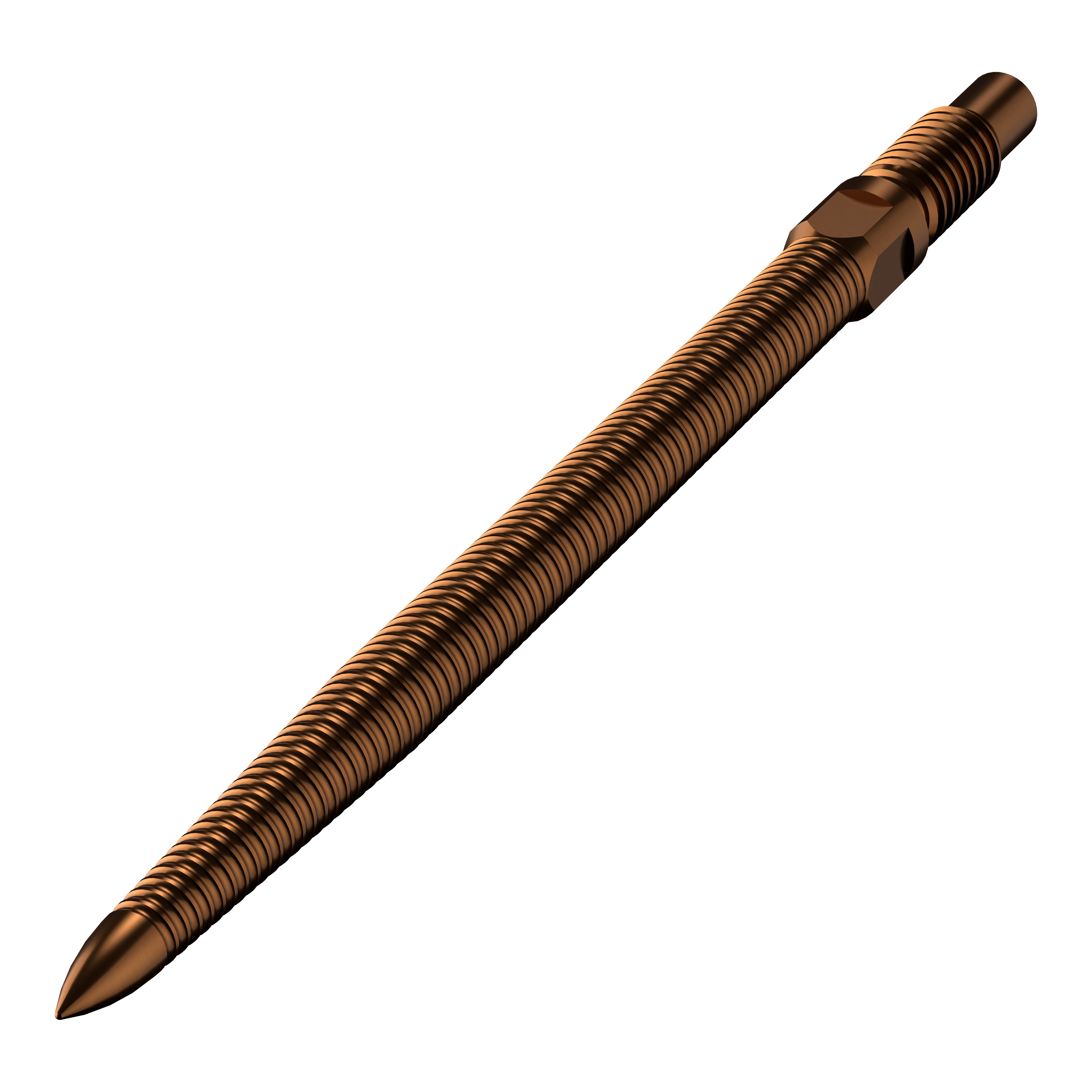 Pointes de fléchettes convertibles Bulls NL - Micro Grip - Bronze Abgebildet ist eine einzelne Dartspitze mit MicroGrip in Bronze. Die Länge der Spitze beträgt 32mm.