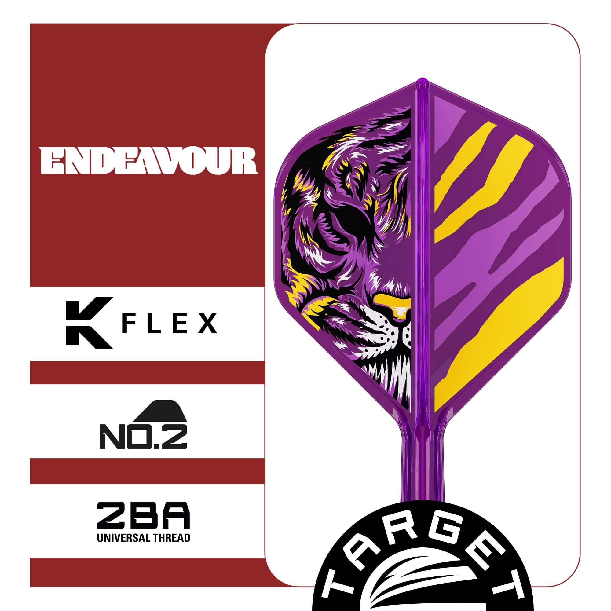 Vols standard Target Japan K-Flex Endeavor n° 2 Abgebildet ist das Produkt Target Japan K-Flex Endeavour No2 Standard Flights. Es handelt sich um hochwertige Dartflights aus Japan.