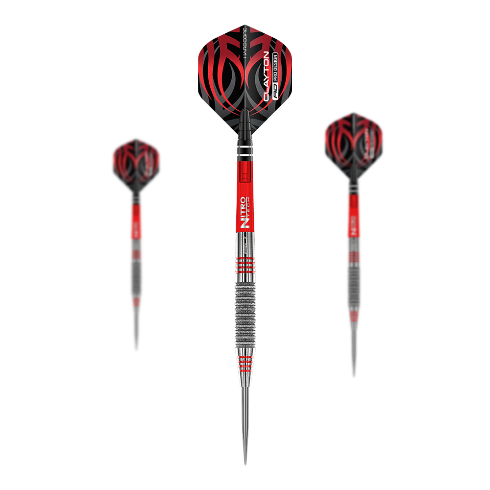 Fléchettes Red Dragon Jonny Clayton Element Steeldarts - 24 g