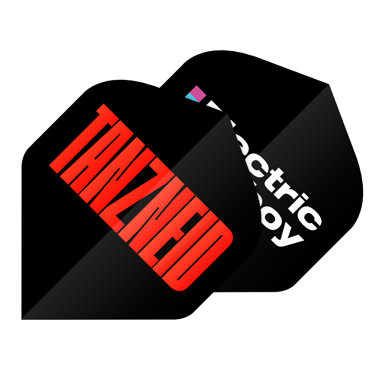 Gezeigt wird das Electric Callboy Tanzneid Flight Pack - 10 Sets. Das Set enthält zehn Dart Flights zum Wechseln.