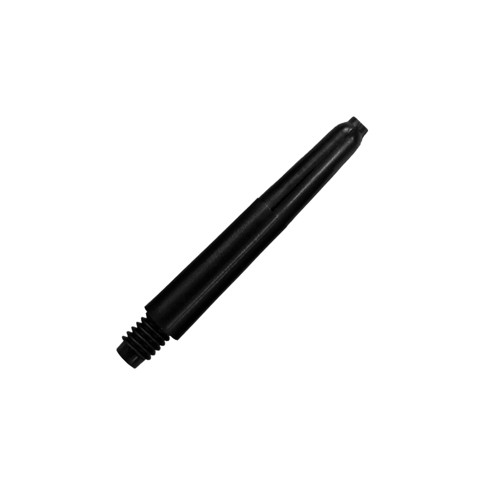 566_Nylon_Shafts_Schwarz_35mm_2 Das Bild zeigt einen schwarzen Nylon Shaft. Er hat ein schlichtes und glattes Design.