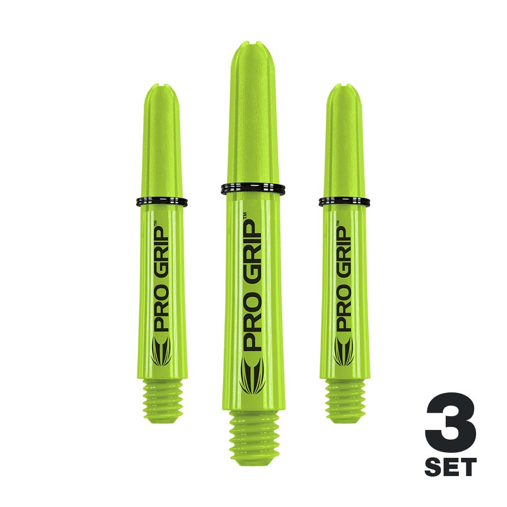 Shafts Target Pro Grip - 3 jeux - Vert lime