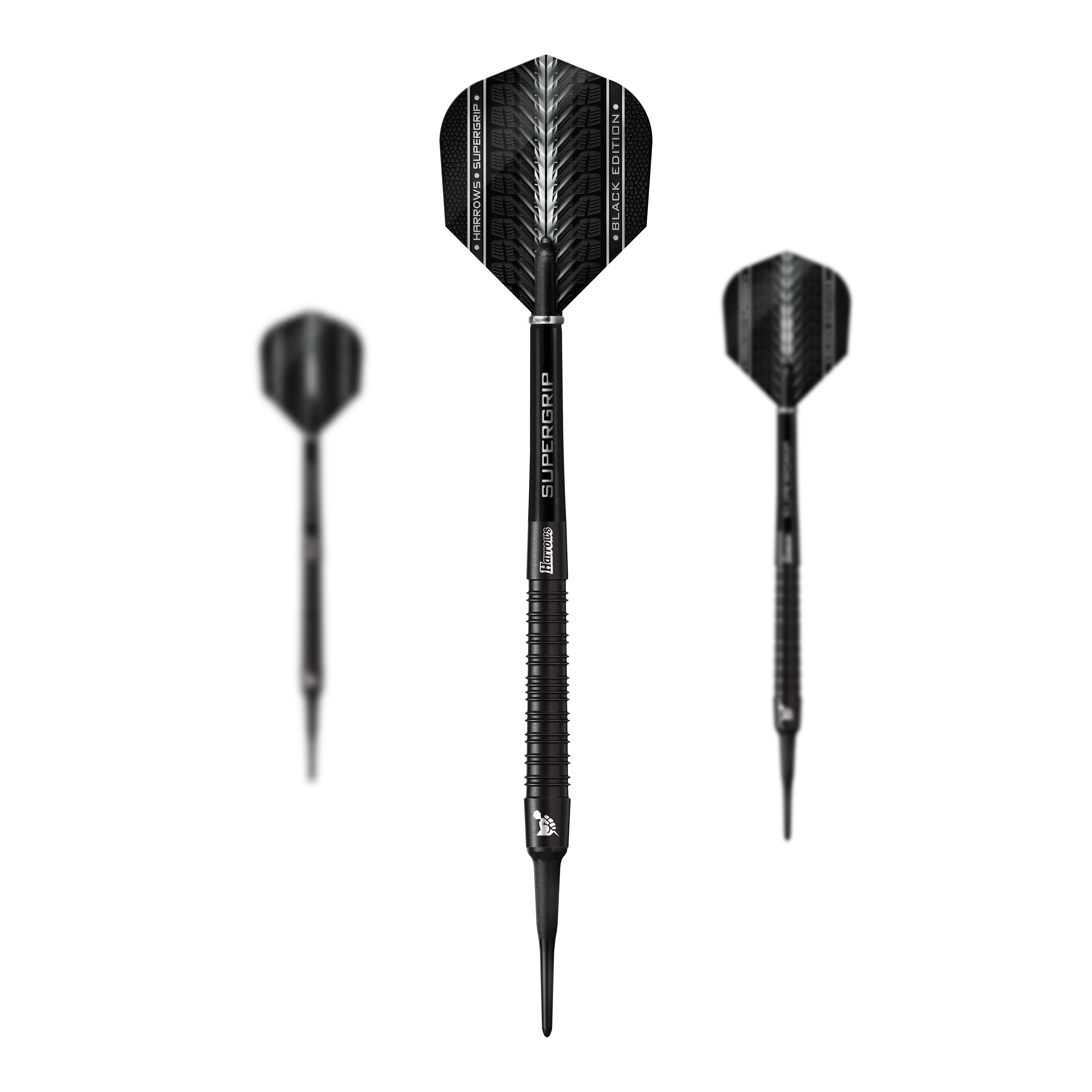 Fléchettes souples Harrows Supergrip Black Edition