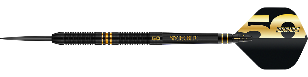 Fléchettes en acier Red Dragon Peter Wright, édition limitée 50 ans de carrière - 21 g