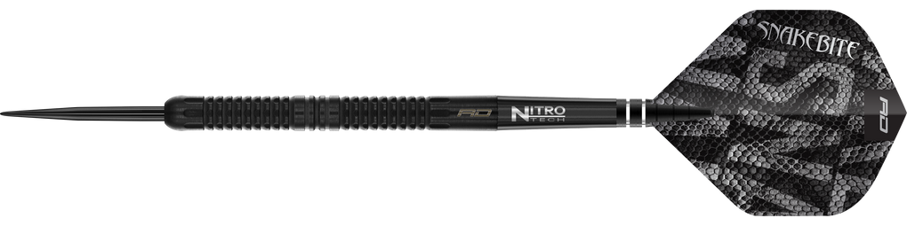 Dragon Rouge Peter Wright Morsure de Serpent Mamba Noir Steeldarts