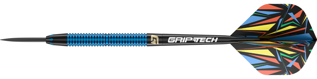 Fléchettes en acier GOAT Athlete en laiton bleu - 12 g