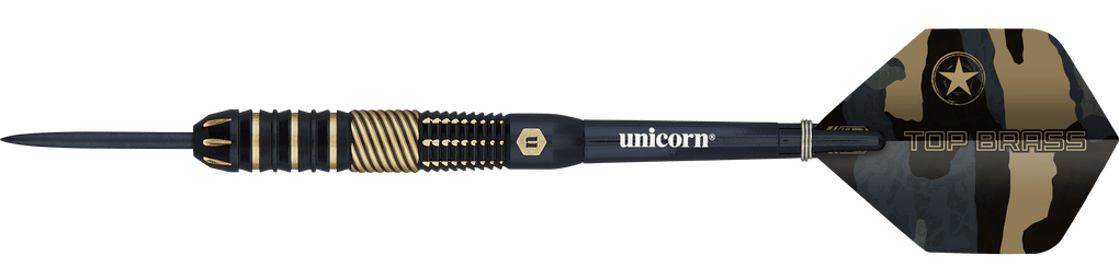 Fléchettes en acier Unicorn Top Brass V2 - 19 g