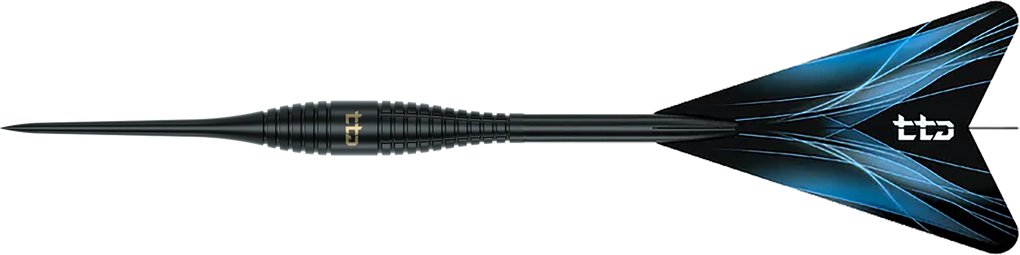 Caliburn TTD Complete Titanium T2 Fléchettes en acier noir - 6 g