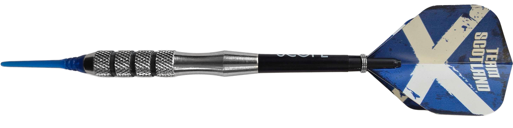 Fléchettes souples en laiton McDart Scottish Cross - 18 g