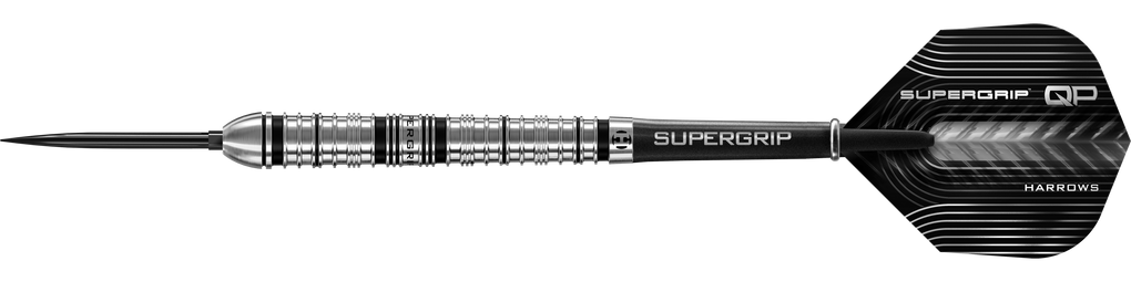 Fléchettes en acier Harrows Supergrip à pointe rapide conique