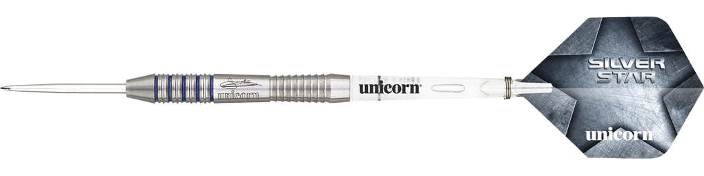 Fléchettes en acier Unicorn Silver Star Var.2 Gary Anderson