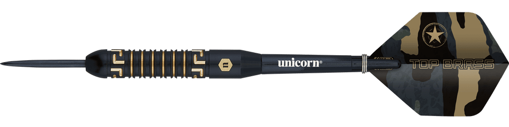 Fléchettes en acier Unicorn Top Brass V1 - 20 g