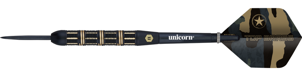 Fléchettes en acier Unicorn Top Brass V3 - 21 g