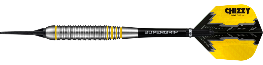 Fléchettes souples en laiton Chizzy Brass de Dave Chisnall, Harrow
