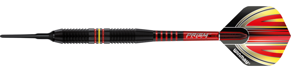 Winmau Outrage V1 Fléchettes Souples En Laiton Enduit Noir - 18g