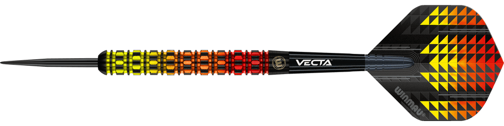 Fléchettes en acier parallèles Winmau Firestorm Flame