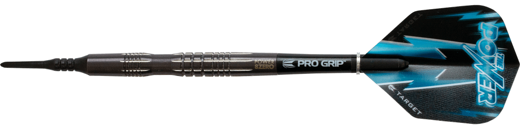 Target Phil Taylor 8Zero Fléchettes souples en titane noir - 18 g