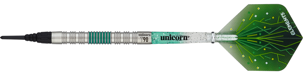Fléchettes souples Unicorn T90 Core XL Vert