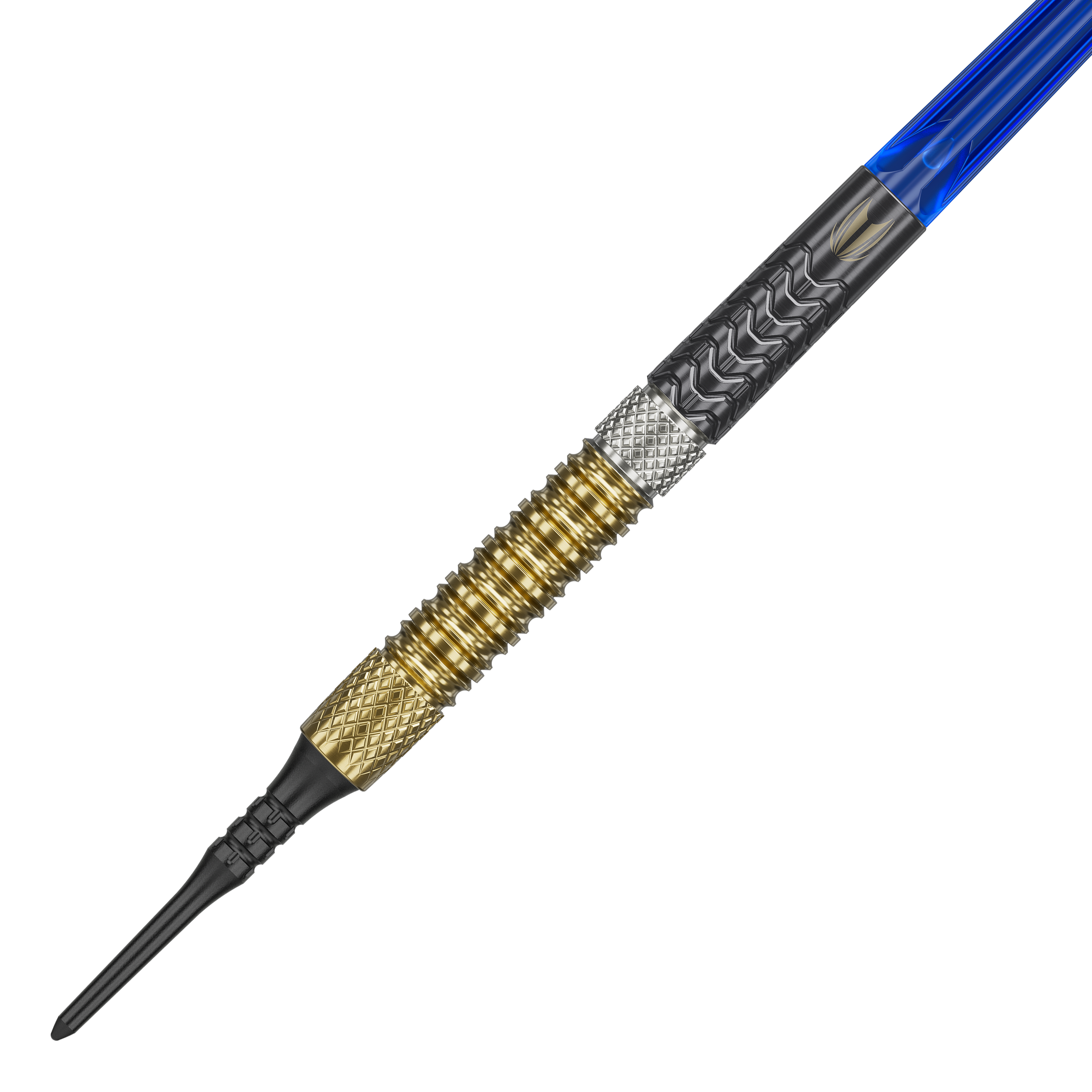 Fléchettes souples Target Raymond Van Barneveld GEN6 Abgebildet sind die Target Raymond Van Barneveld GEN6 Softdarts. Man erkennt die Struktur und Beschaffenheit der Darts.