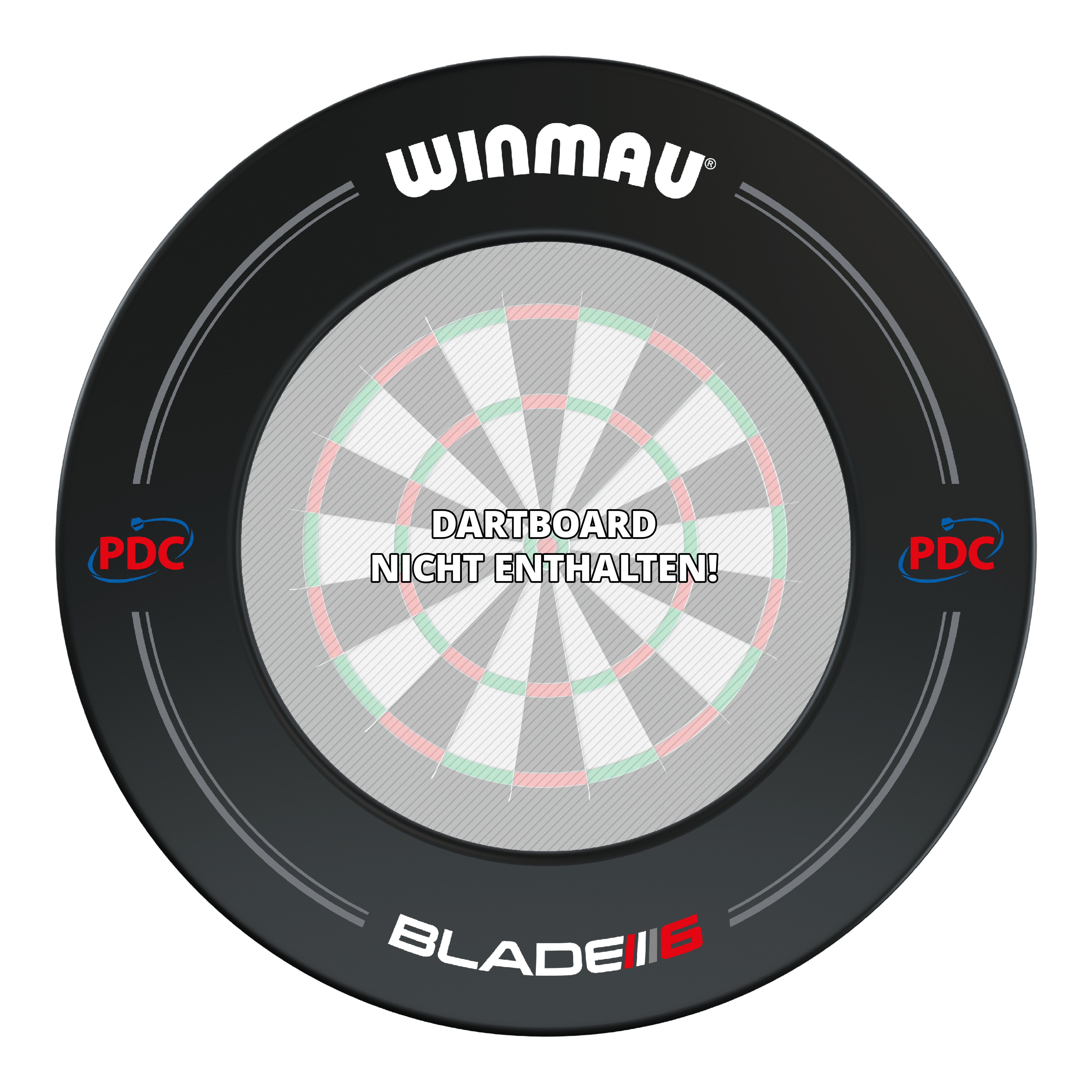 Winmau PDC Cible de fléchettes Surround – Noir