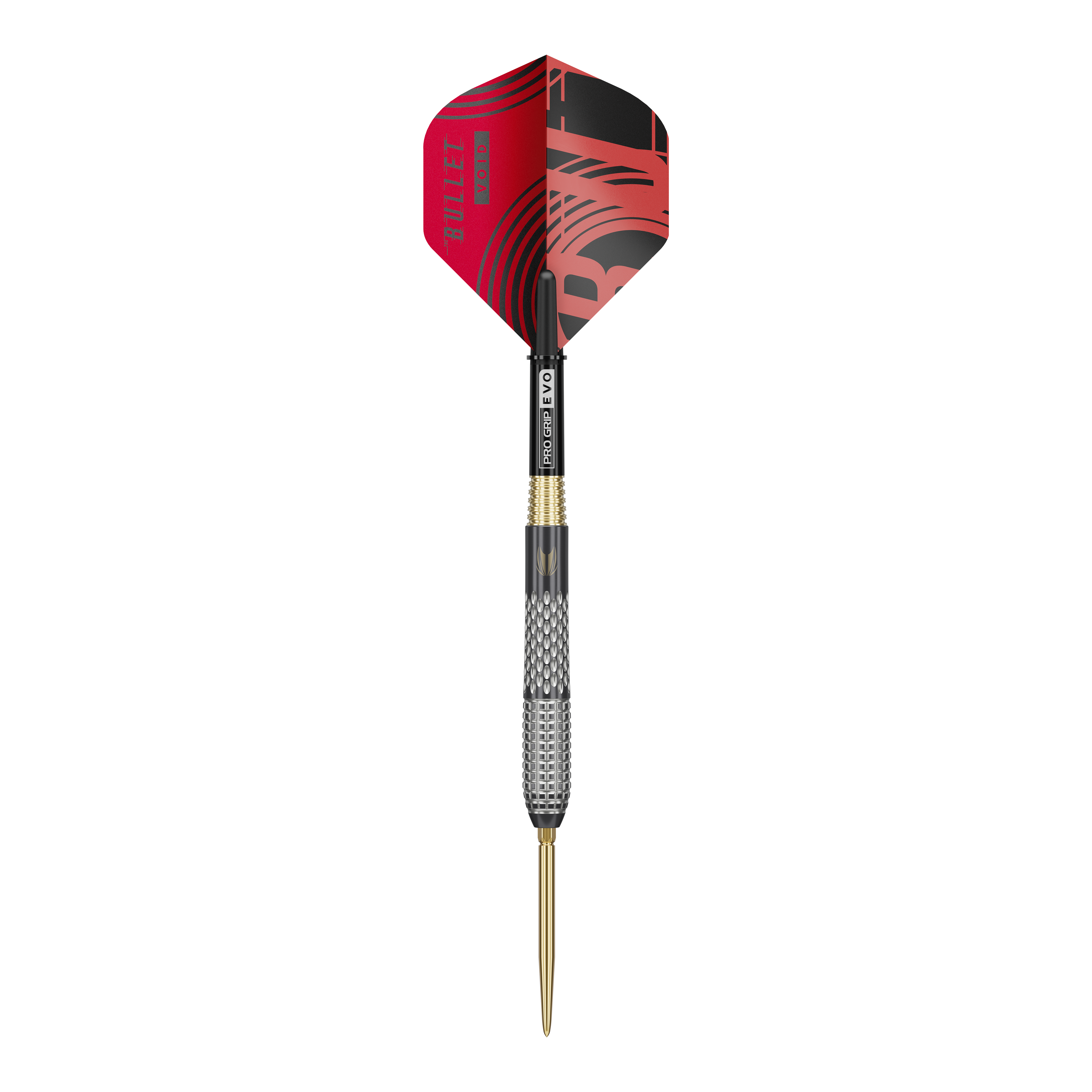 Fléchettes en acier à pointe suisse GEN5 Void de Stephen Bunting Die Target Stephen Bunting GEN5 Void Swiss Point Steeldarts sind hier zu sehen. Sie bieten sportlichen Dartspielern ausgezeichnete Kontrolle und Stabilität.