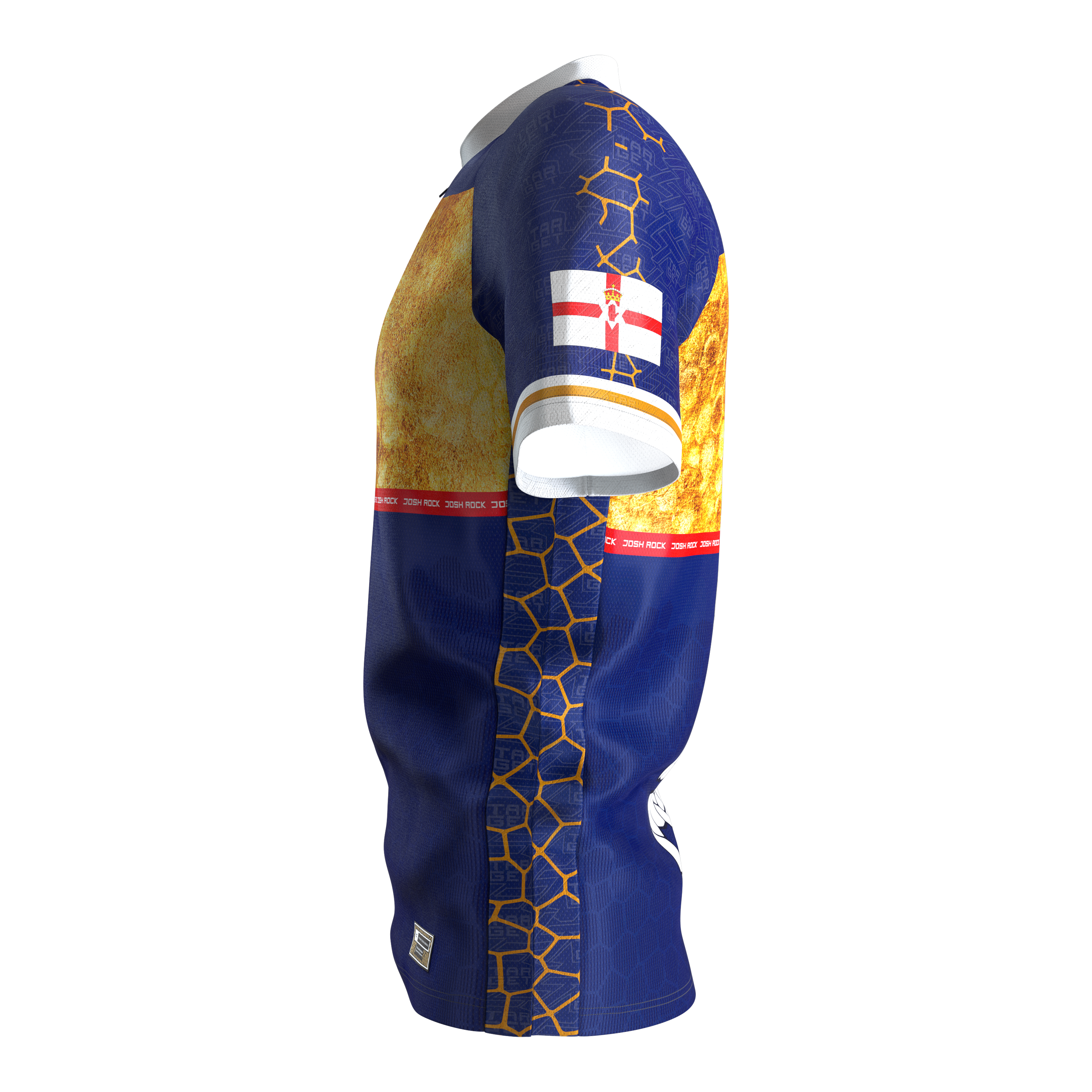 T-shirt Target Coolplay Josh Rock Dart 2025 Das Bild zeigt das Target Coolplay Josh Rock Dartshirt 2025. Es handelt sich um ein modernes Dartshirt mit sportlichem Design.