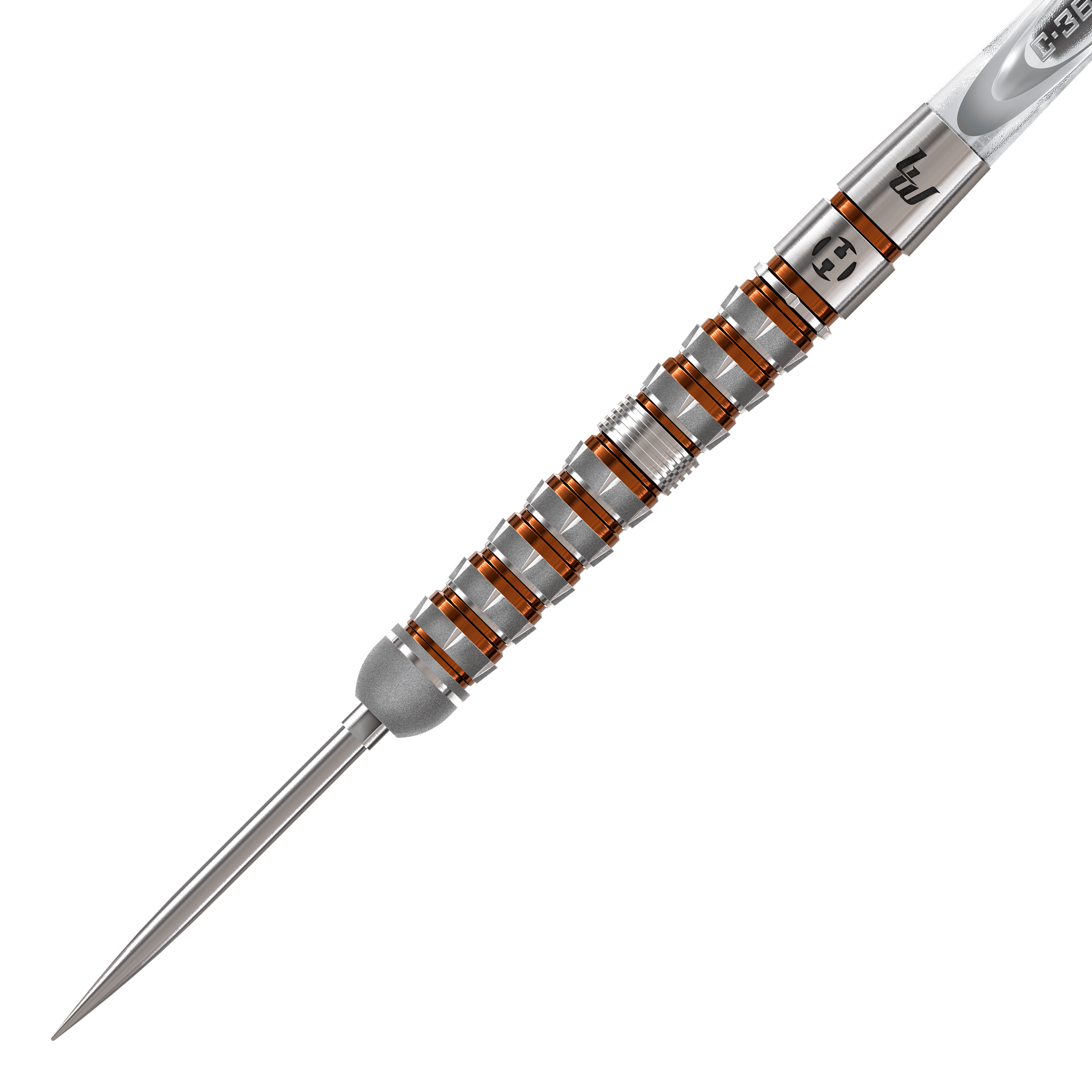 Fléchettes en acier à pointe rapide Luke Woodhouse série 3 de Harrow Dies ist ein Bild der Harrows Luke Woodhouse Series 3 Quick Point Steeldarts. Die Steeldarts sind optimal für präzises Dartspiel.