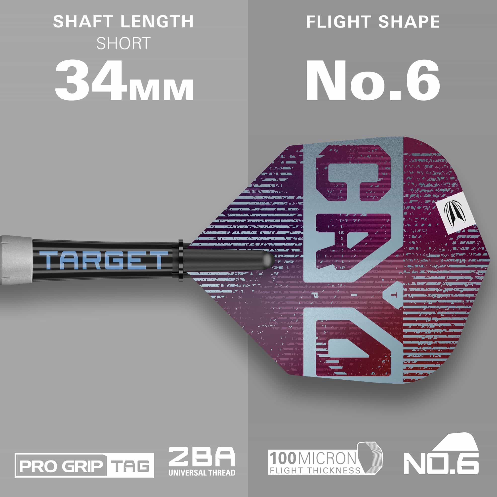 Fléchettes souples Target Cryo 12 Hier werden die Target Cryo 12 Softdarts präsentiert. Das Produkt eignet sich perfekt für den Einsatz im Softdartbereich.