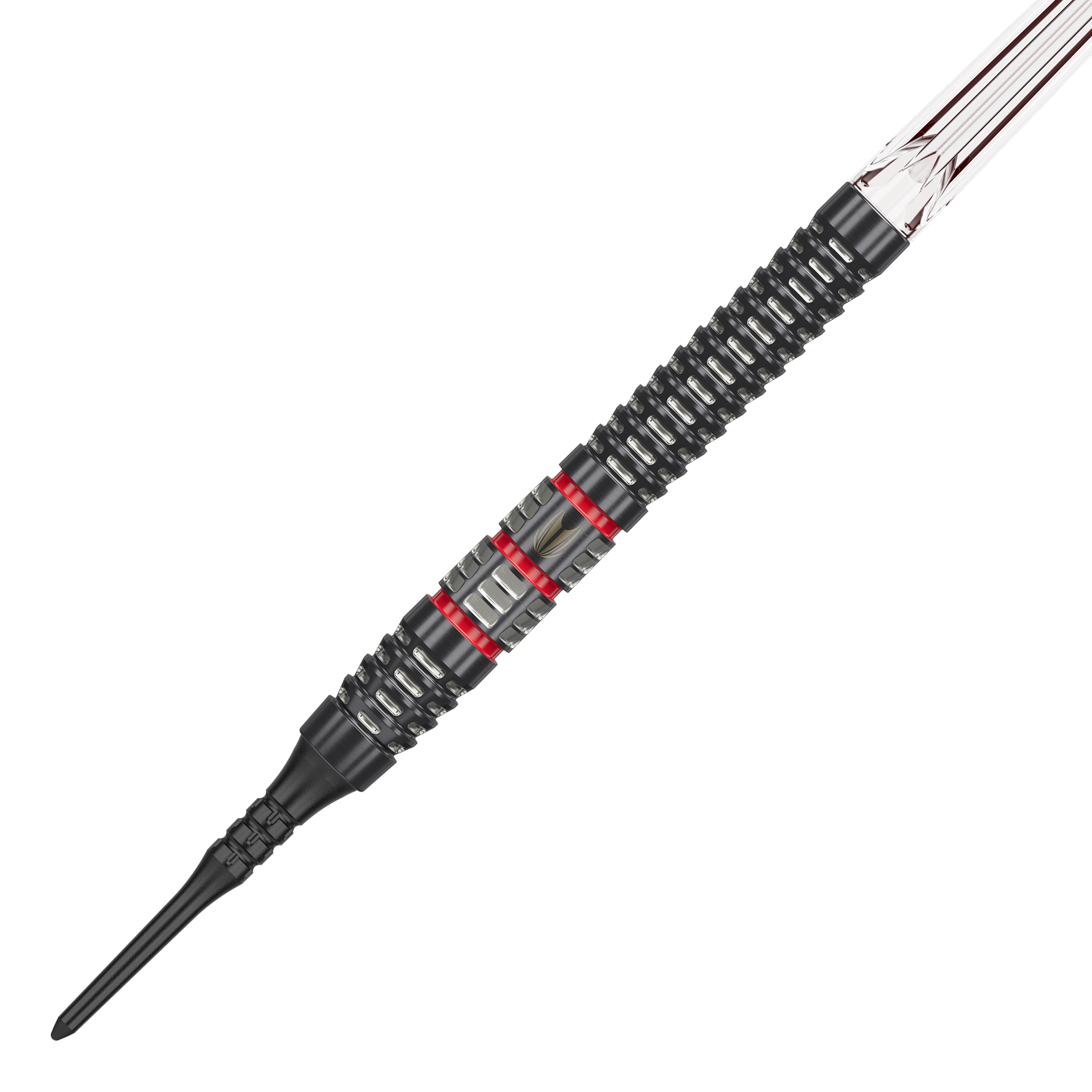 Hier ist der Target Nathan Aspinall 95K Softdarts - 18g zu sehen. Ideal für präzises und effektives Dartspiel.