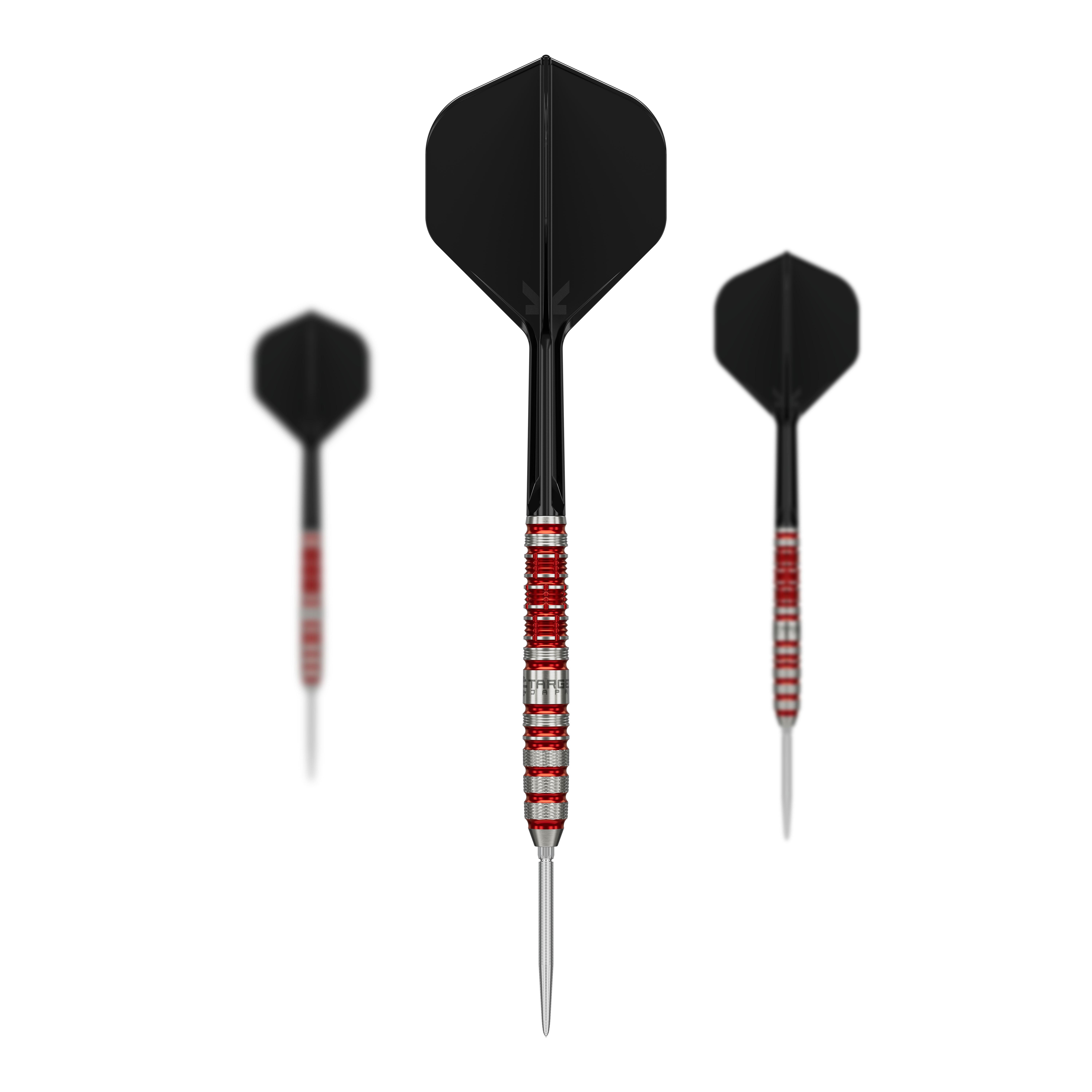 Fléchettes en acier à pointe suisse Target Japan Black Marque Spinel - 23 g