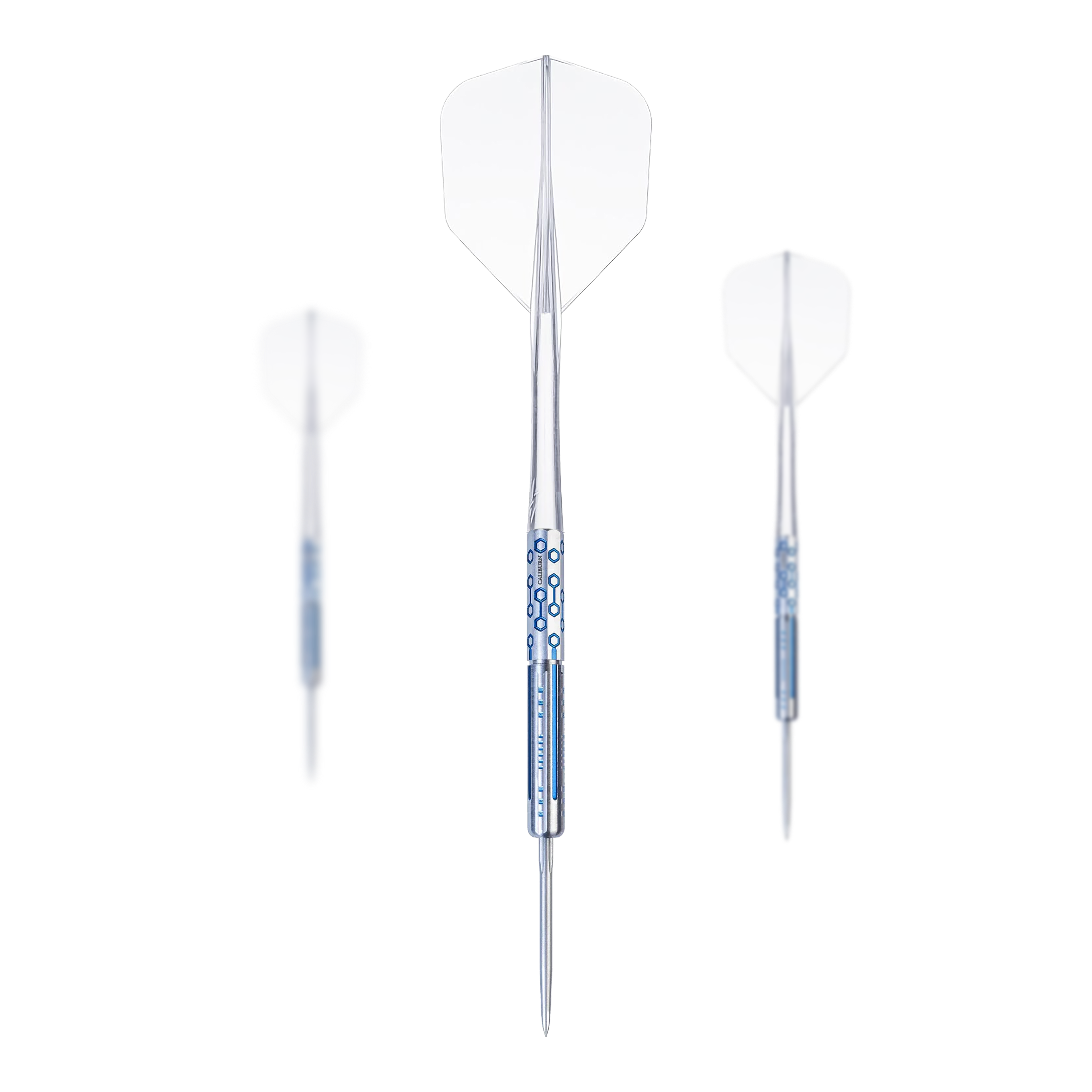 Fléchettes en acier Caliburn Starships Series Demeter - 23 g Dieses Bild präsentiert das Set Caliburn Starships Series Demeter Steeldarts mit einem Gewicht von 23g. Perfekt für Dartfans und Sammler.