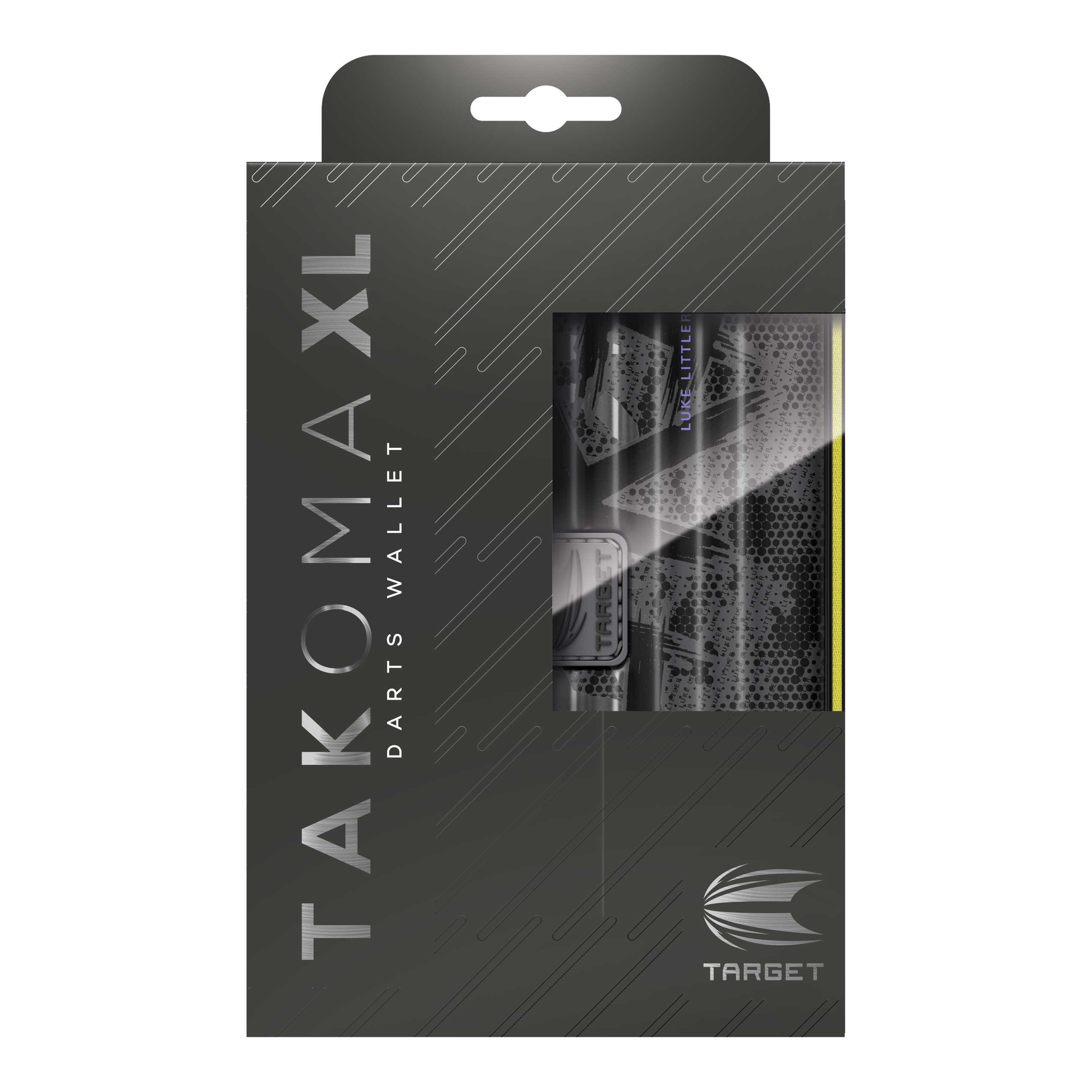 Étui à fléchettes Takoma XL Ghost Series Luke Littler Dieses Bild stellt das Takoma XL Ghost Series Luke Littler Dartcase dar. Es handelt sich um ein extra großes Dartcase für Darts und Zubehör.