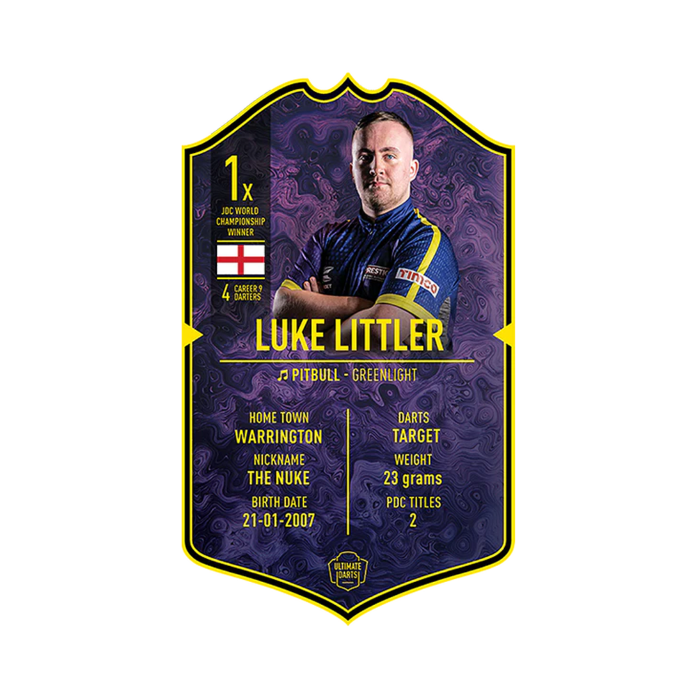 Carte de fléchettes ultime - Luke Littler