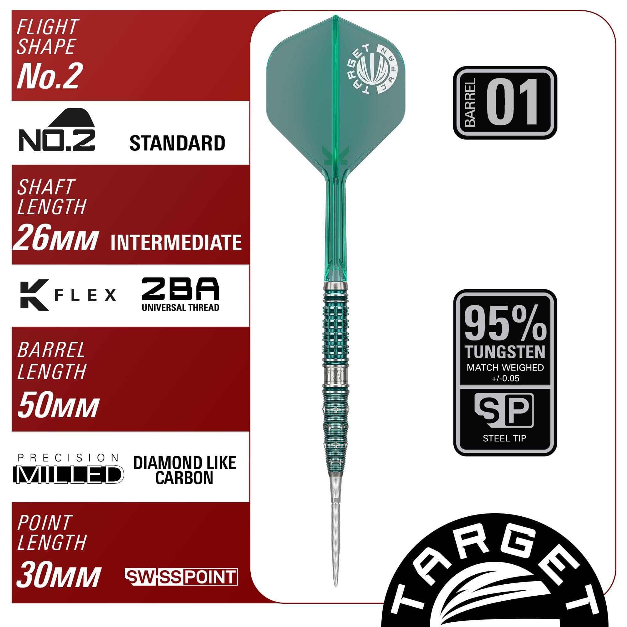 Target Japan Mikuru Suzuki The Miracle GEN7 Fléchettes en acier à pointe suisse - 23 g Zu sehen sind Target Japan Mikuru Suzuki The Miracle GEN7 Swiss Point Steeldarts - 23g. Diese Steeldarts zeichnen sich durch Präzision und eine spezielle Optik aus.