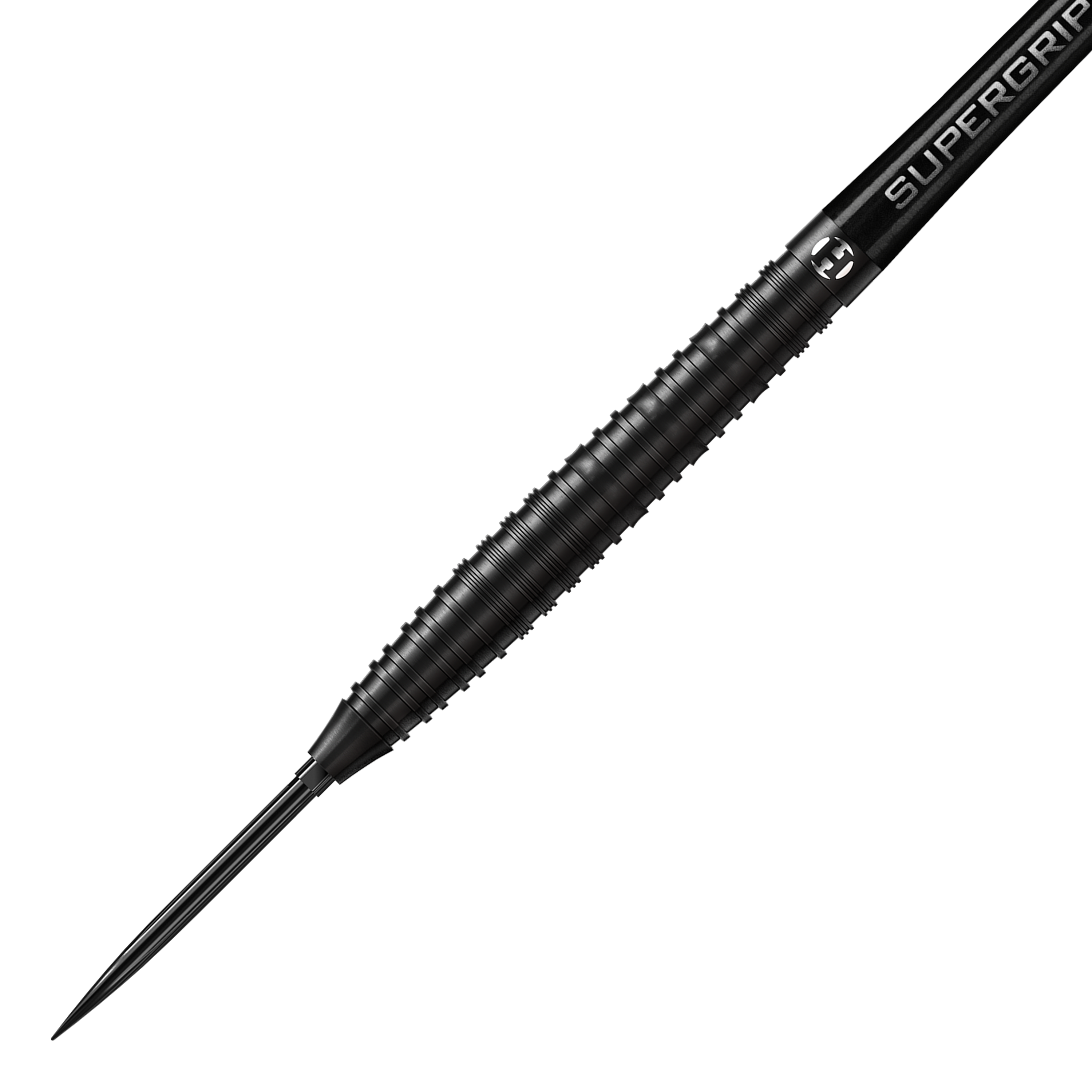 Fléchettes en acier Harrows NX90 Black Edition à pointe rapide conique Hier sieht man die Harrows NX90 Black Edition Tapered Quick Point Steeldarts. Das Bild stellt die Details des Produkts dar.