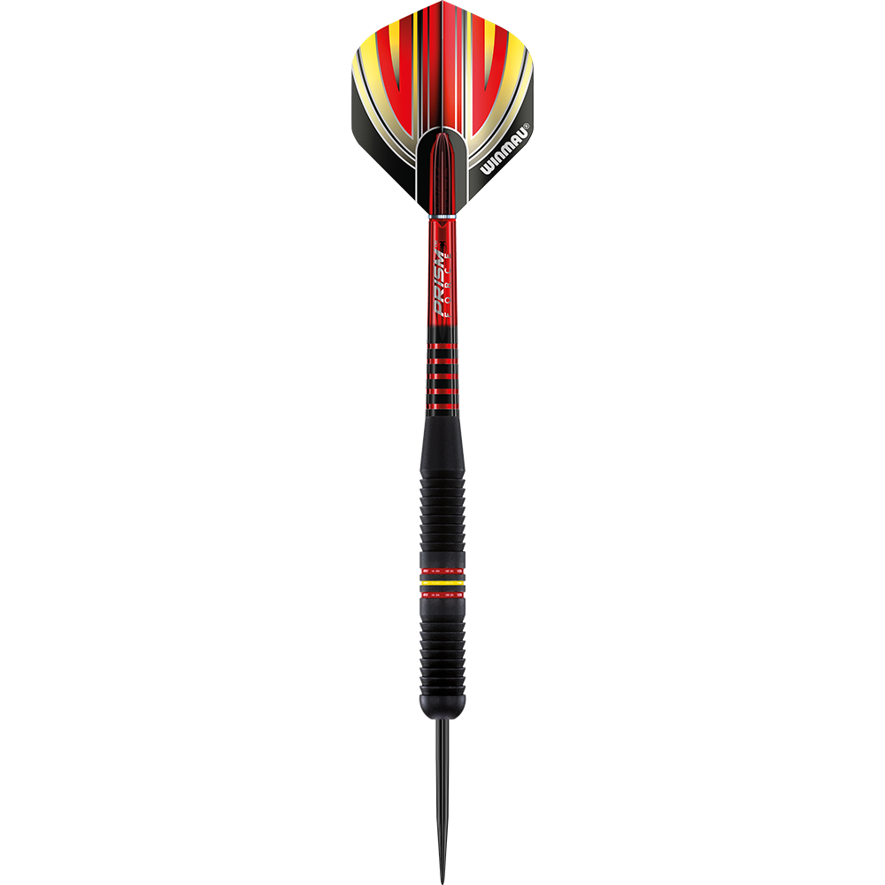 Fléchettes Winmau Outrage V1 Black Coated Brass Steel