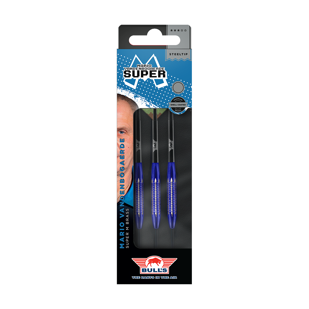 BullsNL Mario Vandenbogaerde Shell Coated Laiton Steeldarts - 21g