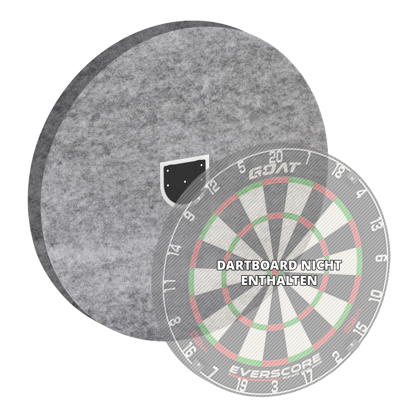 Système d'insonorisation GOAT Silencer Veil Das Bild zeigt das GOAT Silencer Veil Dampening Schallschutz System. Es ist ein Produkt zur Geräuschdämmung beim Dartspielen.