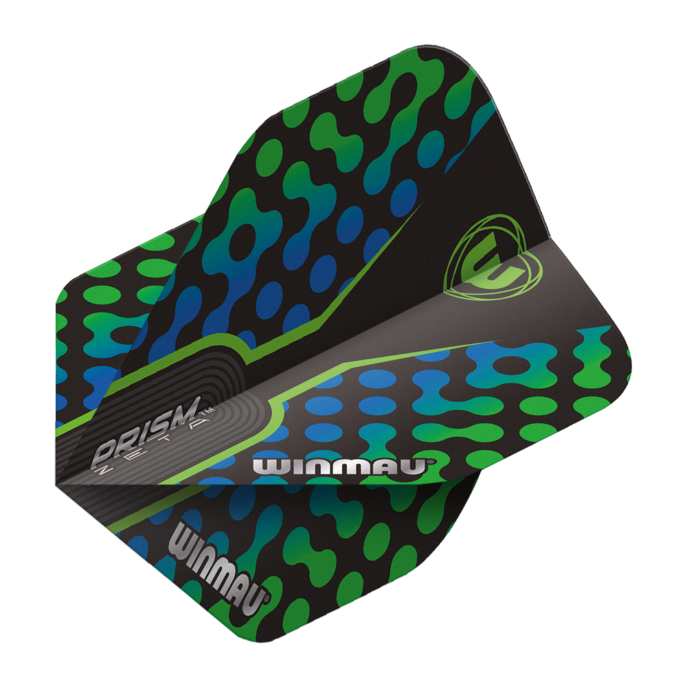 Winmau Prism Zeta GreenBlue Standard Flights