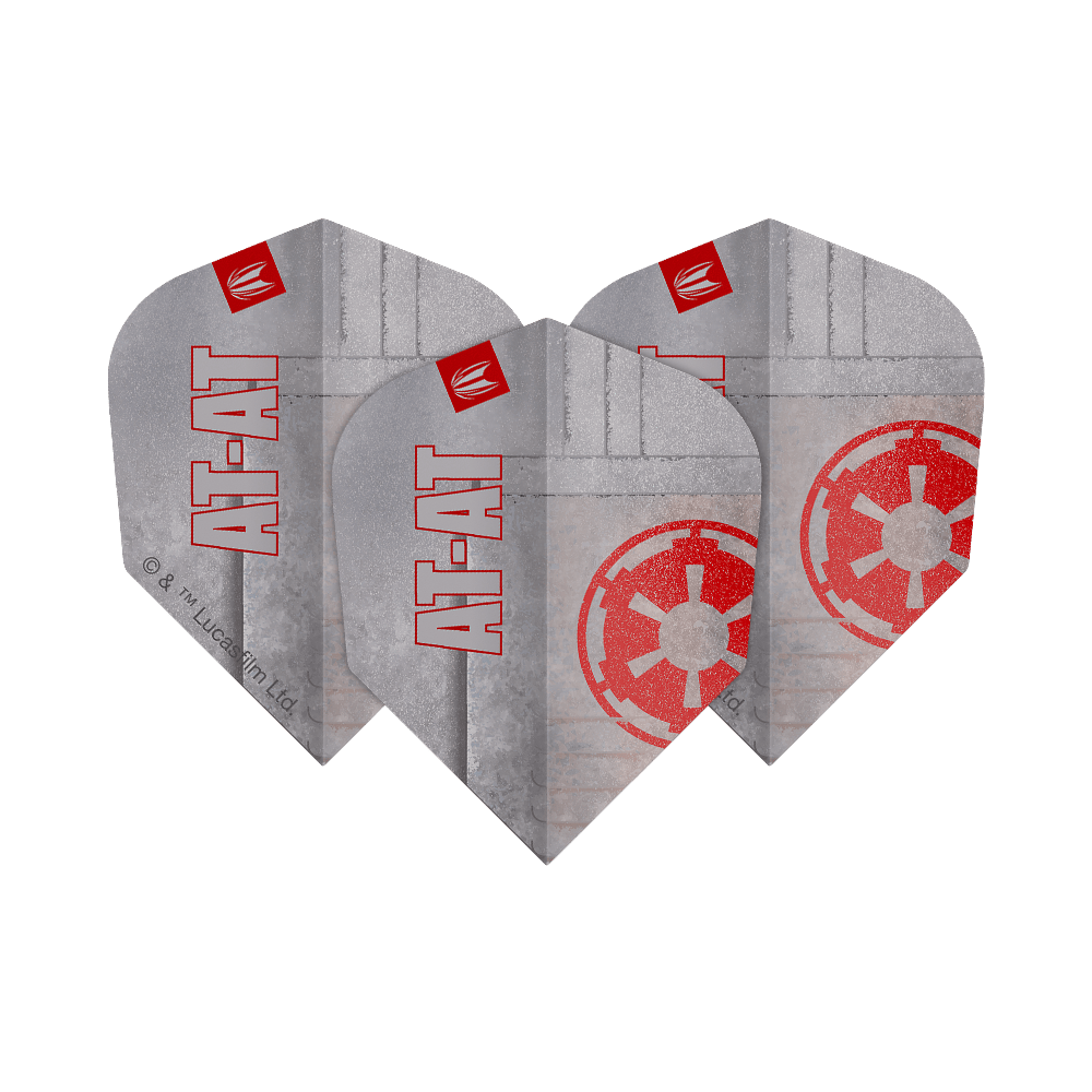 Cible Star Wars Pro Ultra AT-AT No6 Vols Dies ist ein Target Star Wars Pro Ultra AT-AT No6 Flights Produkt. Es handelt sich um Flight-Flügel für Darts im Star Wars Design.