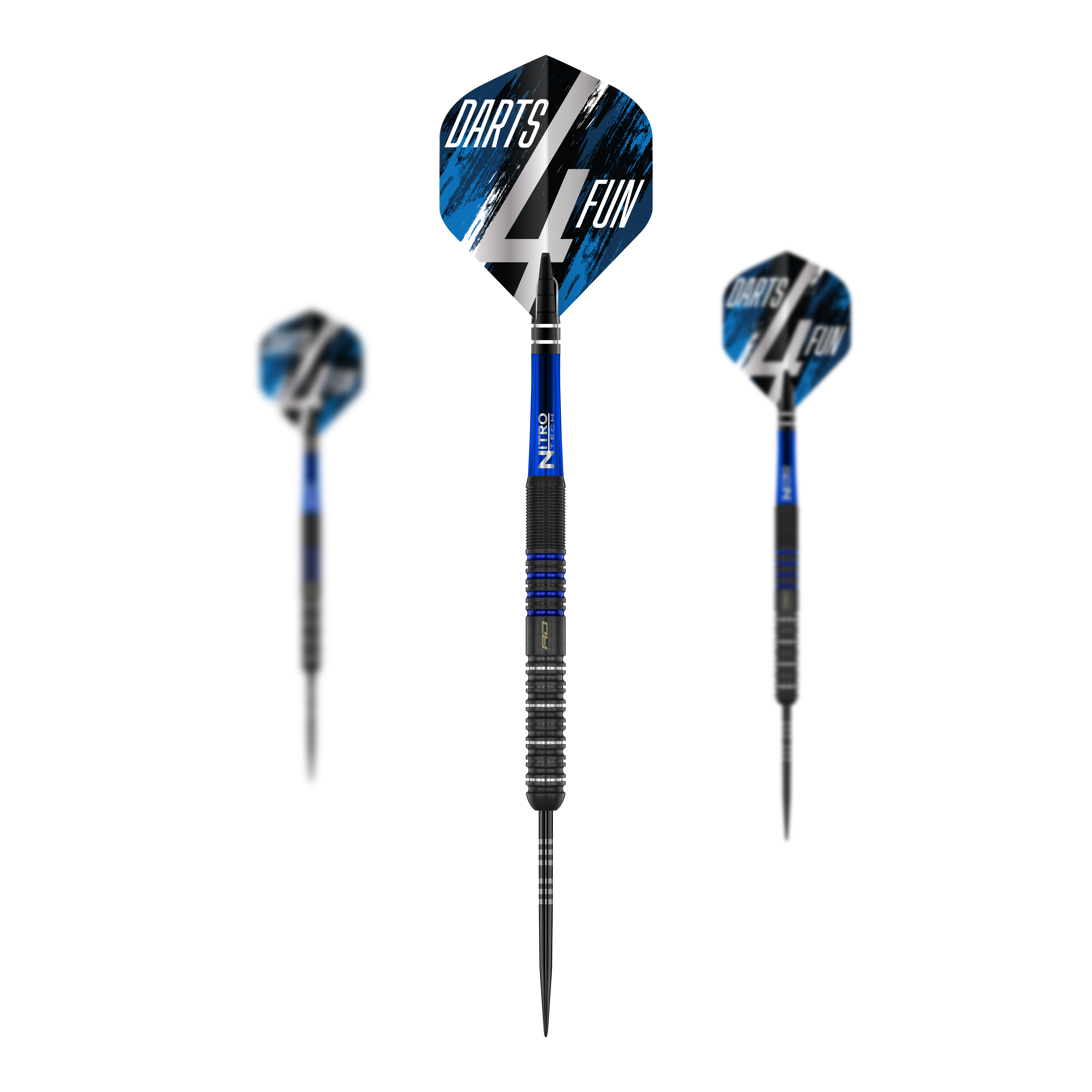 Fléchettes en acier Red Dragon David Williams V1 - 23 g Das Bild zeigt das Set Red Dragon David Williams V1 Steeldarts - 23g. Es sind mehrere Steeldarts im Set abgebildet.