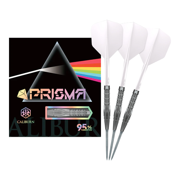 Fléchettes en acier Caliburn Prisma P1 - 19,5 g Caliburn Prisma Steeldarts - 19,5g. Dieses Produkt ist ideal für Dartspieler, die Wert auf Qualität legen.